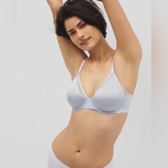 Soma Unbelievable Lift Perfect Coverage Sheer Bra, Size 36C, in Ocean Air, NWT - Picture 4 of 10